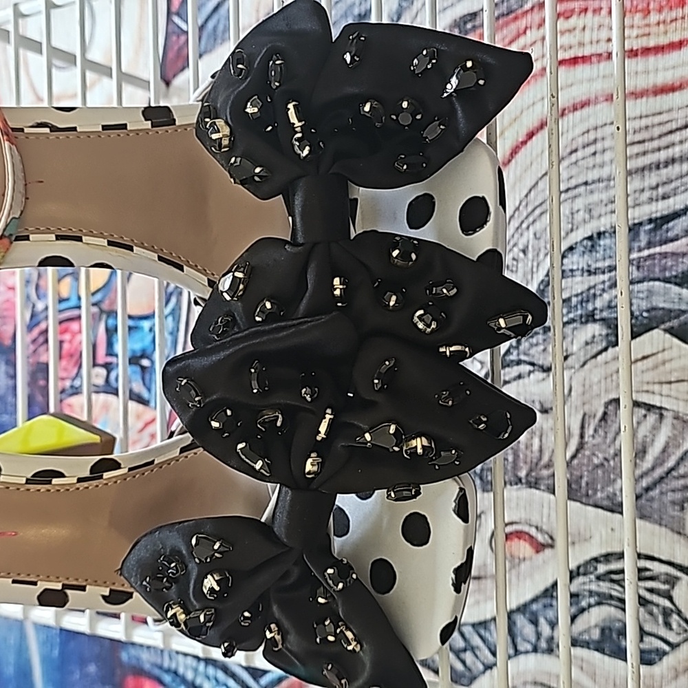 Multi print Betsy Johnson heels - Picture 8 of 8